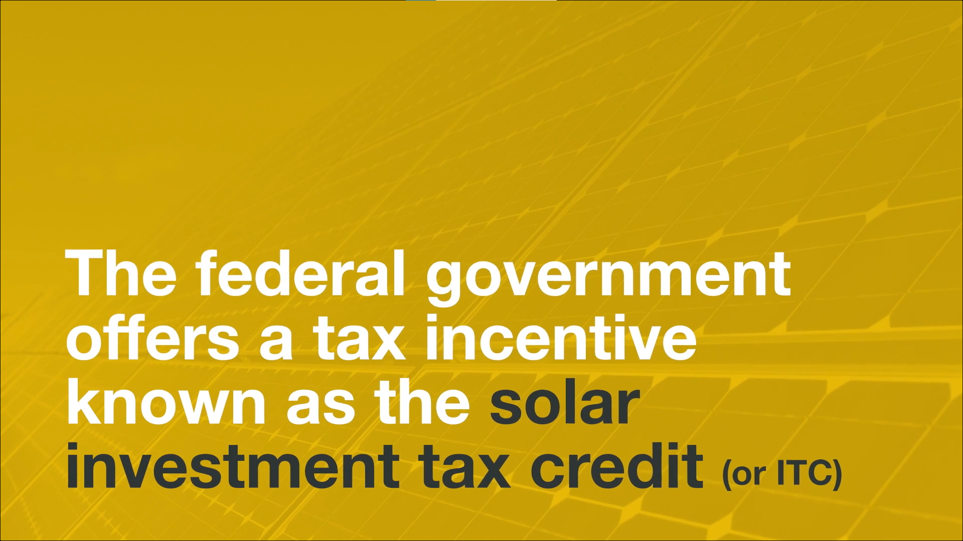 Solar Tax Incentives Available to You (Video)